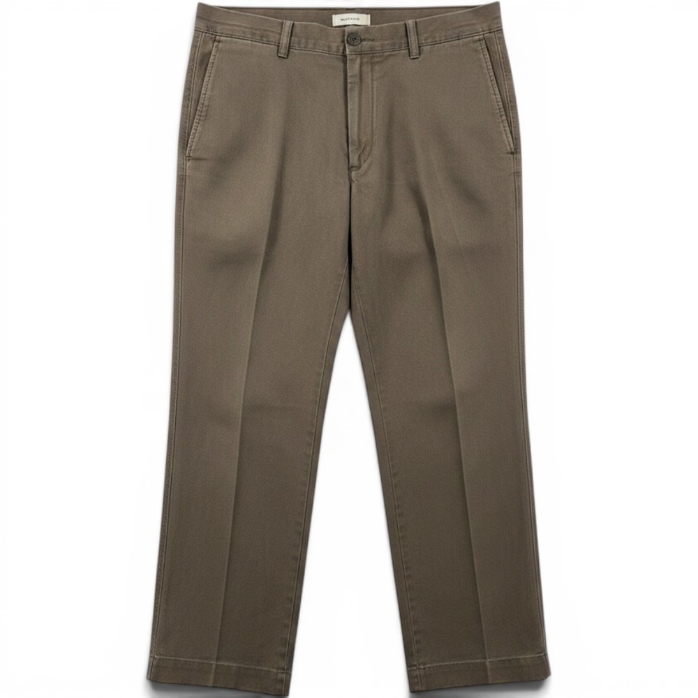 J.Crew Chino Pants Mens 33x30 Brown Regular Fit 100% Cotton Straight Leg 74827